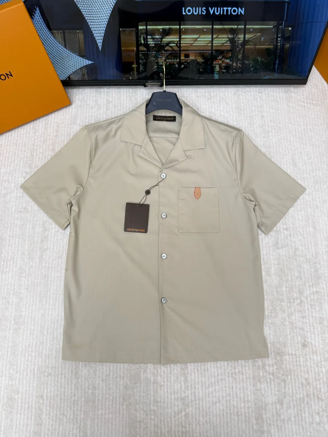 LV Trunk Edition Open Collar Shirt