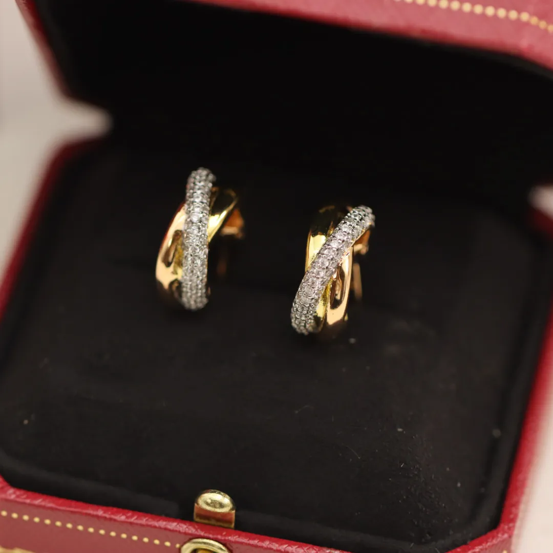 Cartier Trinity Diamond Øreringe