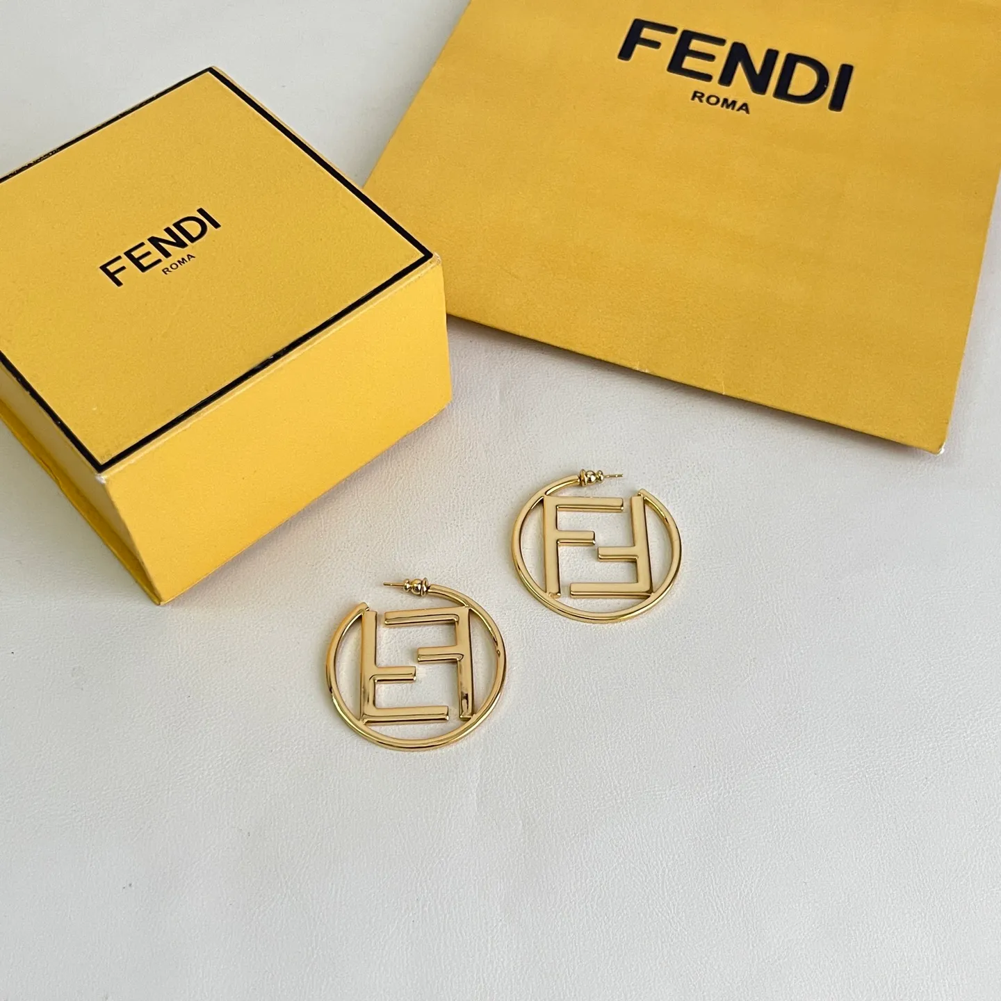 Fendi Hoop Øreringe