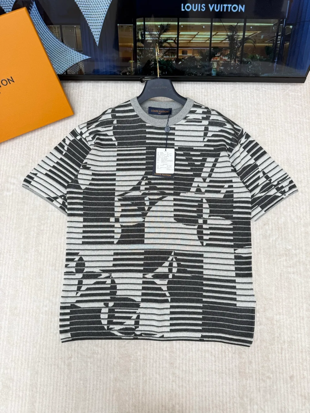 LV Monogram Short-Sleeved Crewneck
