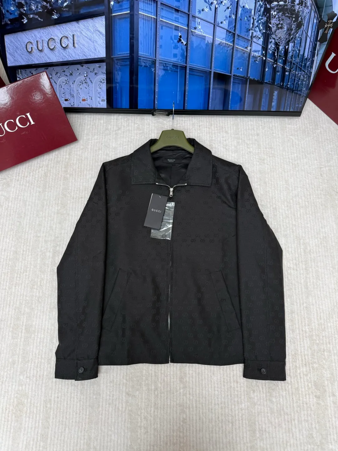 Gucci GG Wool Zip Jakke