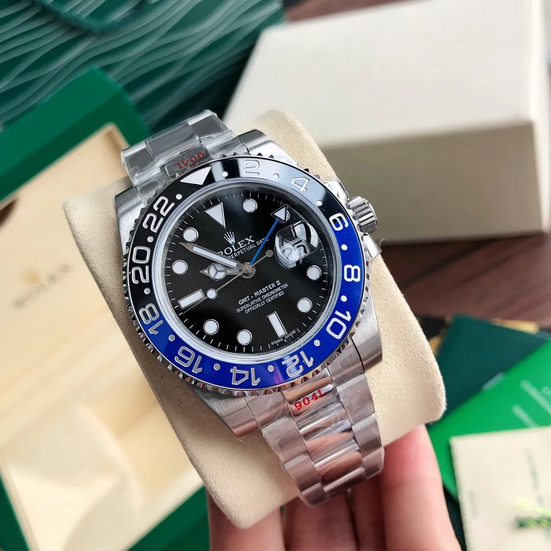 Rolex GMT-Master II Batman 40 Sort/Blå