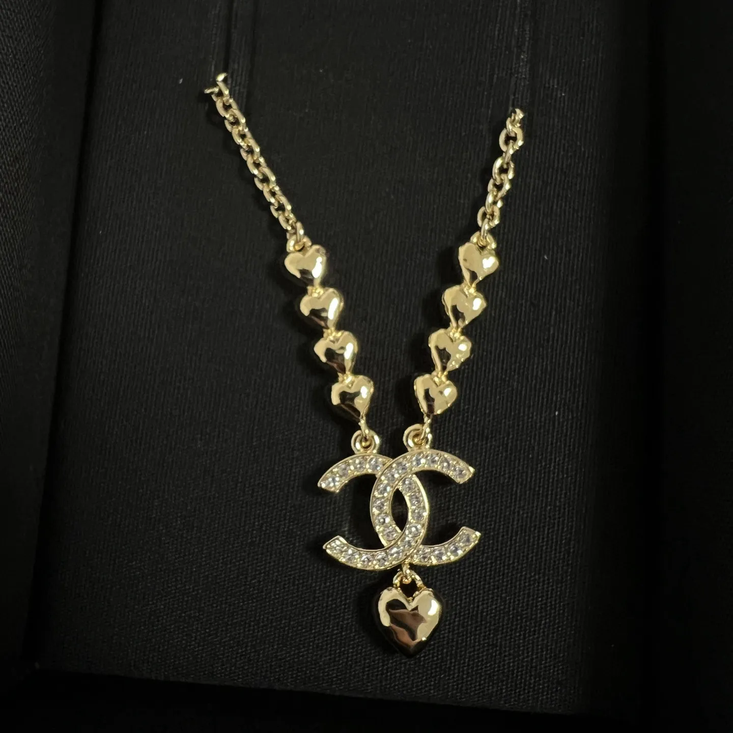 Chanel Hearts CC Halskæde