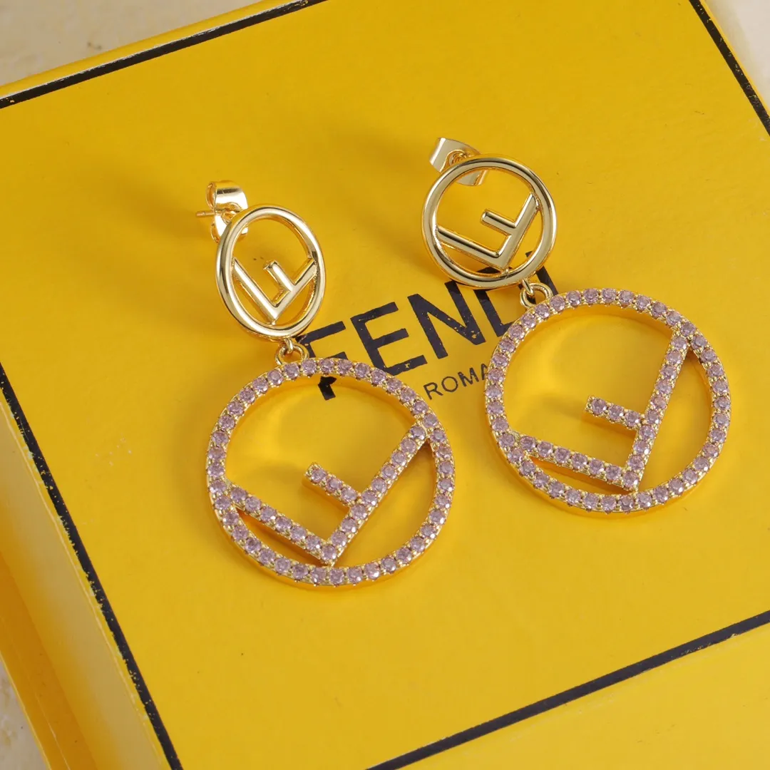 Fendi F Is Fendi Drop Øreringe