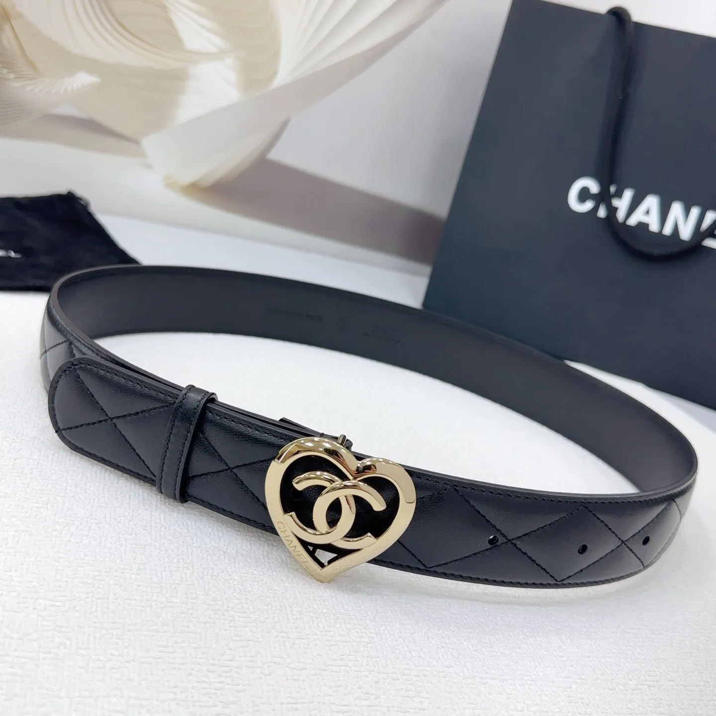 Chanel Heart Coco CC 40mm Bælte