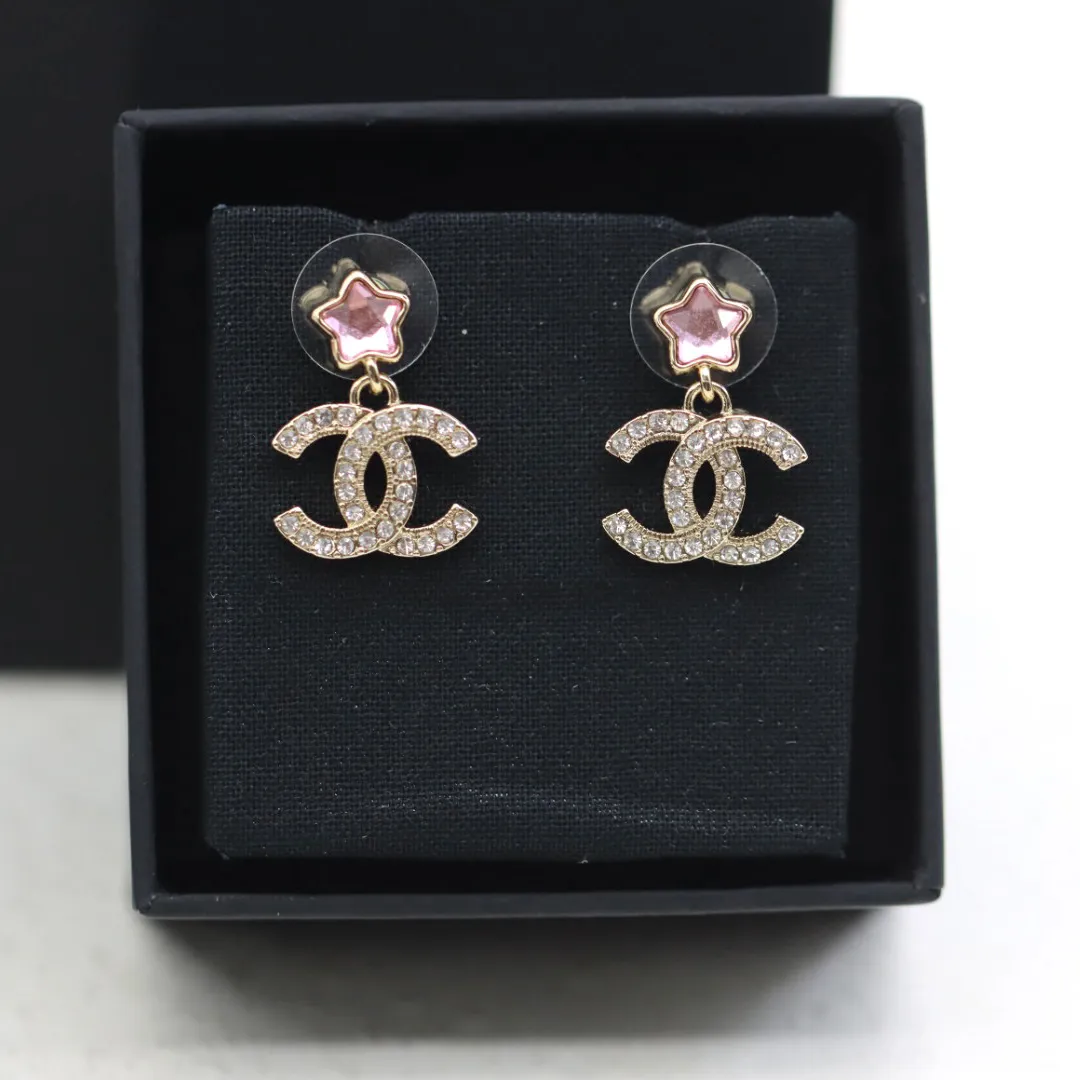 Chanel CC Star Drop Øreringe