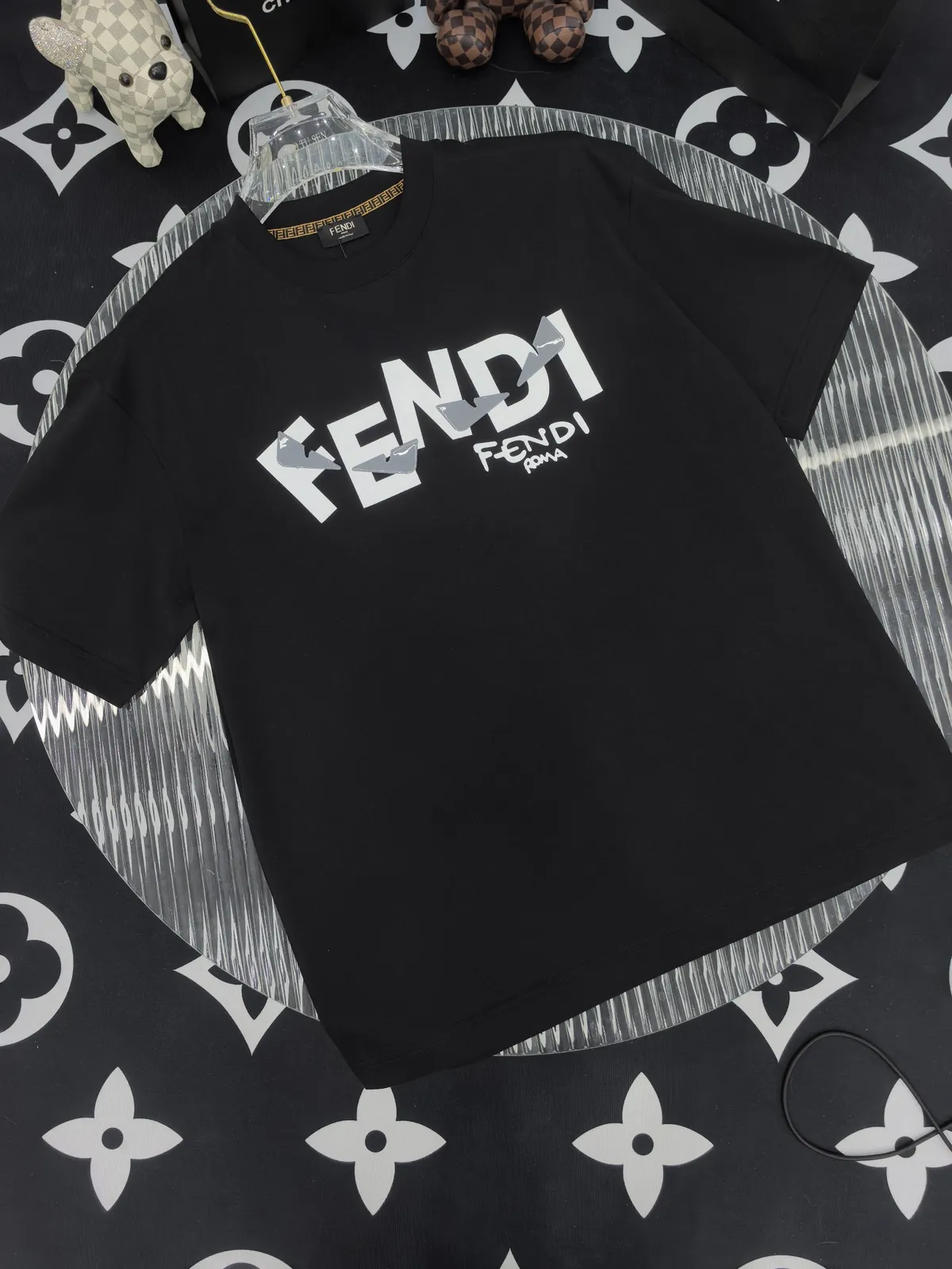 Fendi T-shirt Statement Print