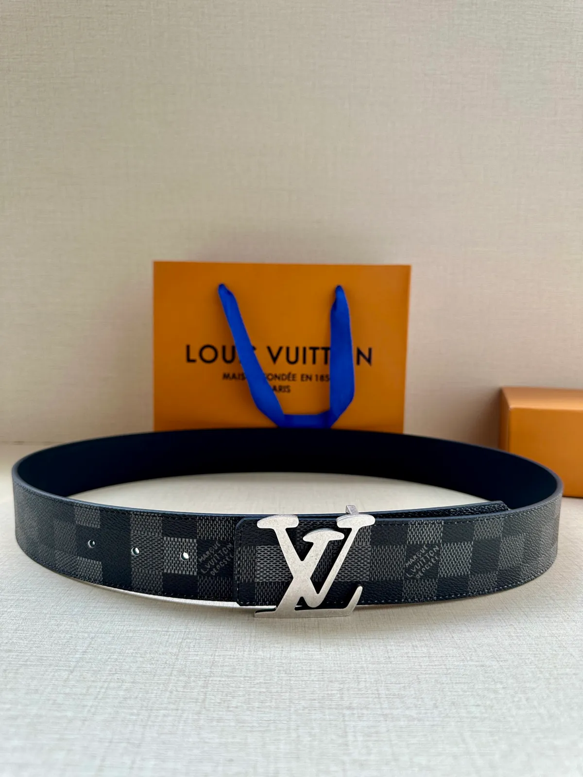 LV Initiales 40mm Damoflage Reversible Bælte