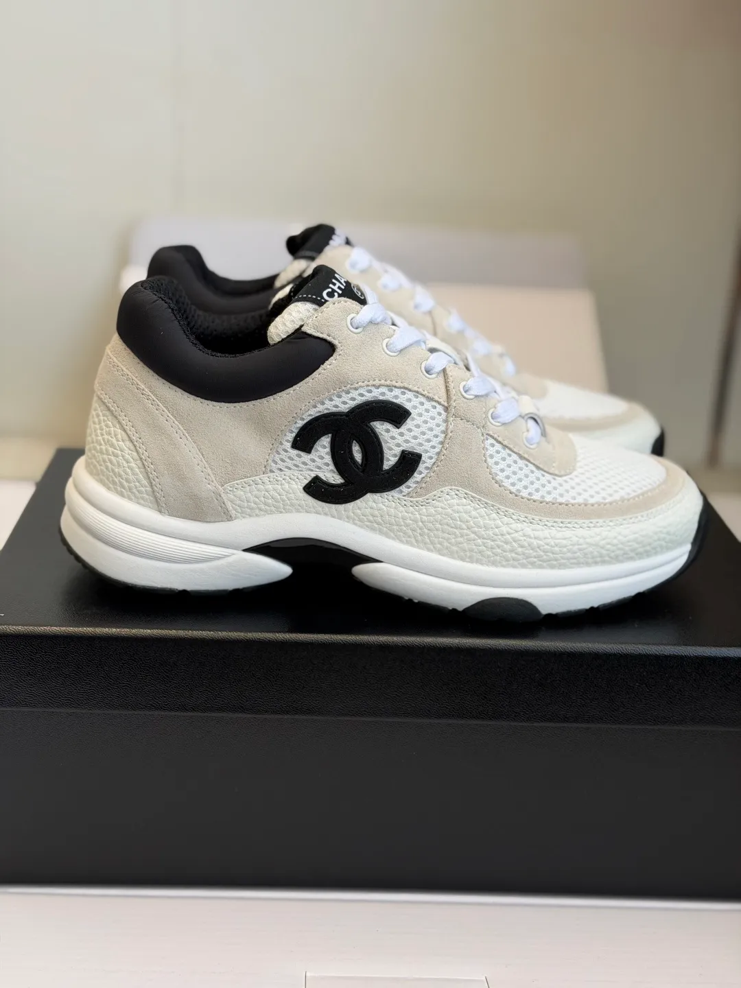 Chanel Low Top Trainer Sneakers