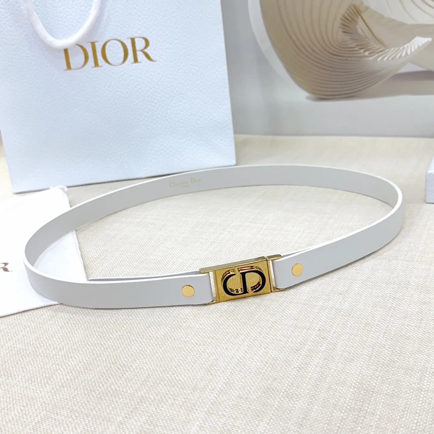 Dior 30 Montaigne Treasure 20mm Bælte