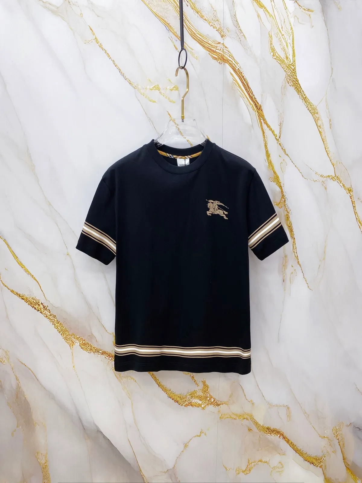 Burberry T-shirt Signature Stripe Detail