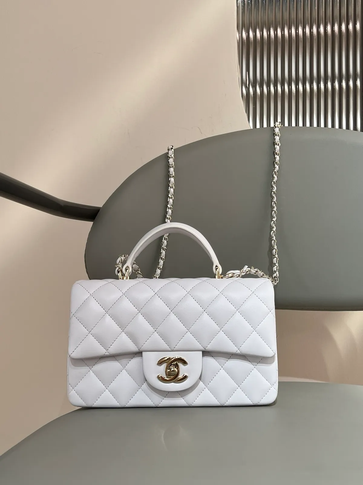 Chanel Top Handle Mini Rectangle Taske