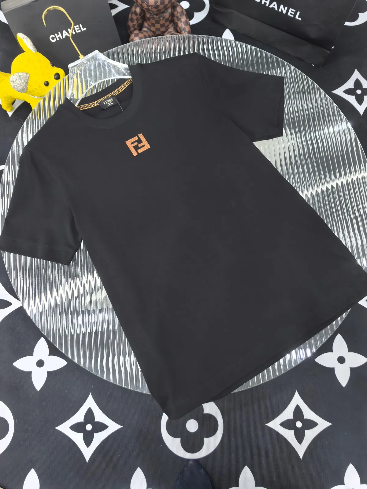 Fendi T-shirt Mini FF Chest Logo
