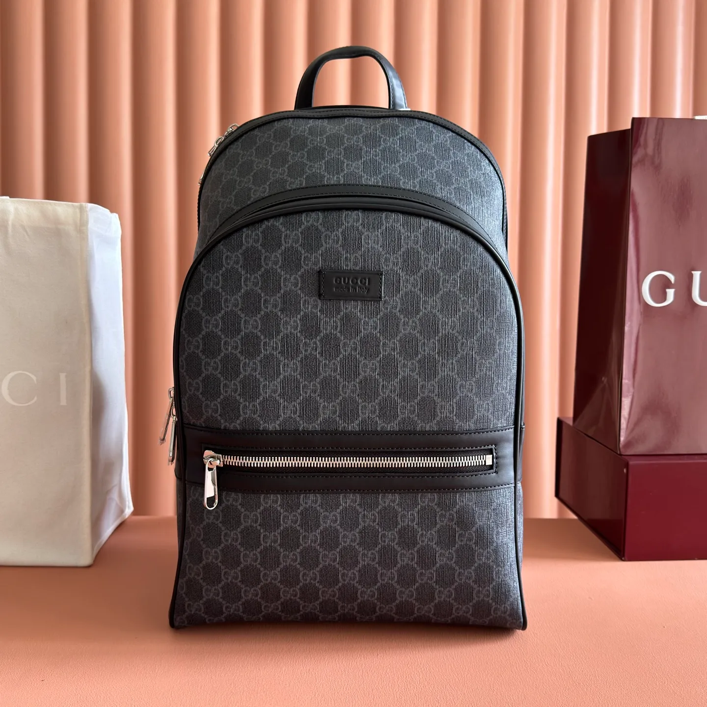 Gucci GG Sort Medium Rygsæk