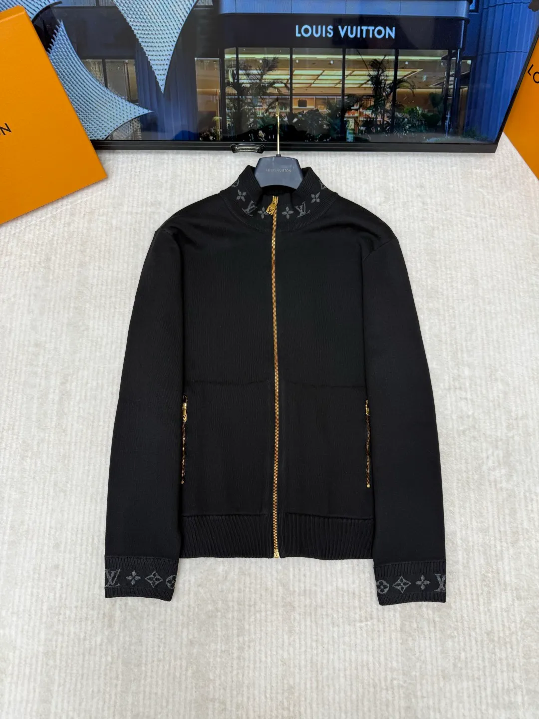 LV Double-Face Knit Travel Blouson