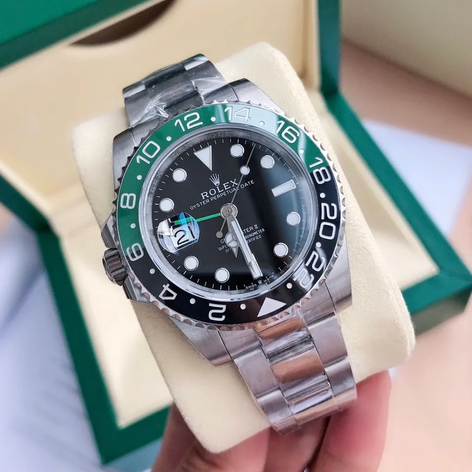 Rolex GMT-Master II Sprite 40 Sort/Stål