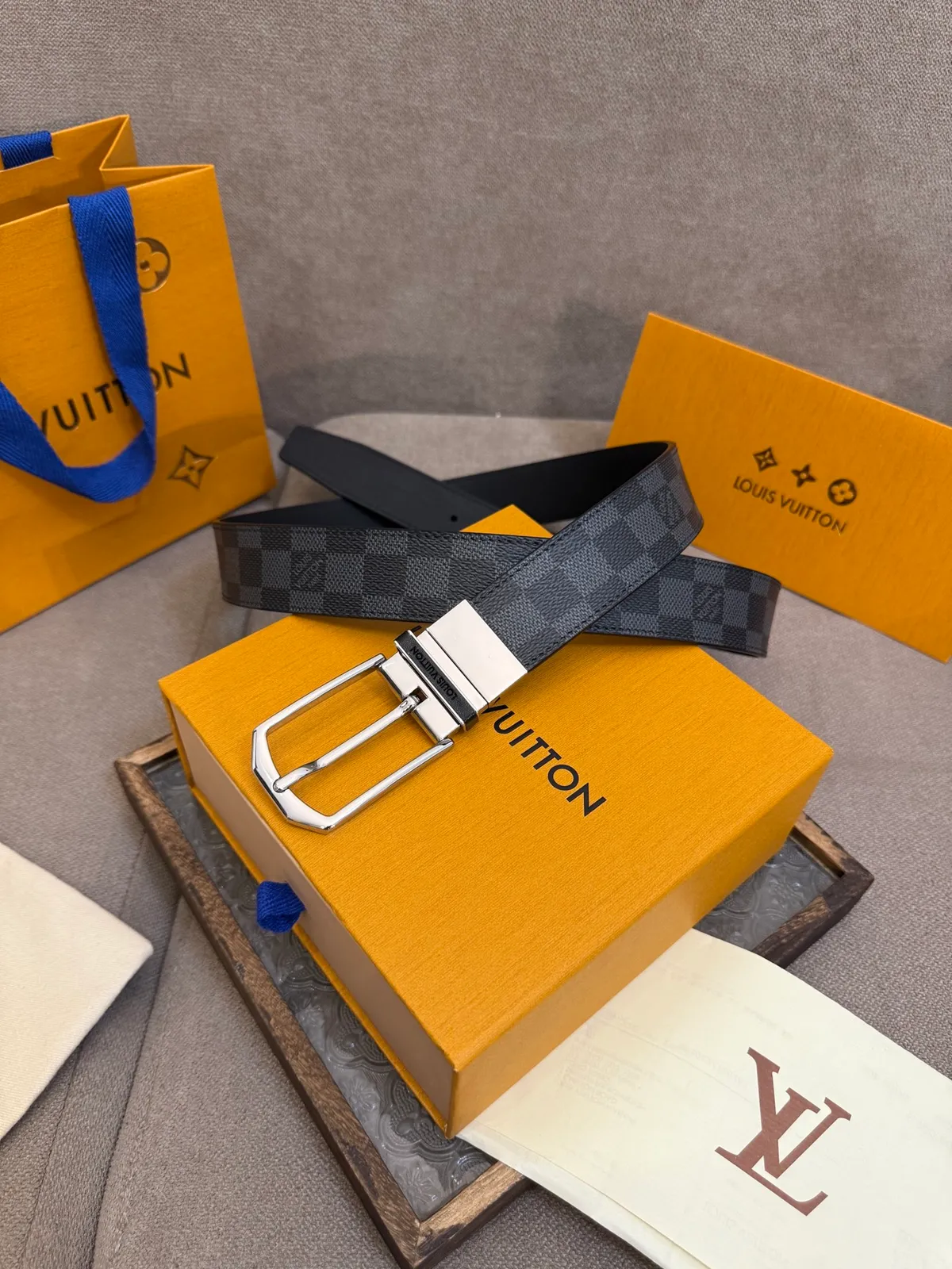 LV Slender 35mm Reversible Bælte